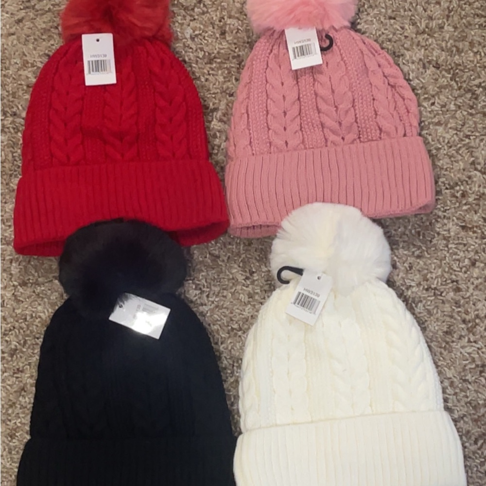 Cozy Pom Pom Beanies
